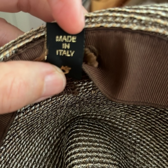 Borsalino Doria Raffia Hat Size 7.5 - Picture 8 of 10